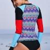 Rashguard Cameron z geometrijskim potiskom