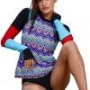 Rashguard Cameron z geometrijskim potiskom