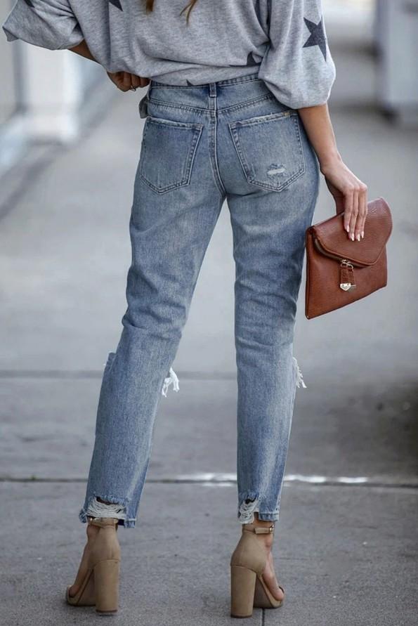 Raztrgane jeans hlače Arianna