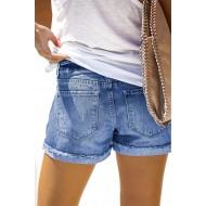 Raztrgane jeans kratke hlače Reagan