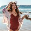 Rdeč bikini set Piper za nosečnice