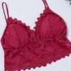 Rdeč čipkast push up top Angel