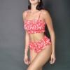 Rdeč elastičen bikini komplet Scarlet