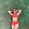 Rdeč elastičen bikini komplet Scarlet