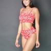 Rdeč elastičen bikini komplet Scarlet