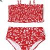 Rdeč elastičen bikini komplet Scarlet