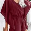Rdeč kimono romper Carter