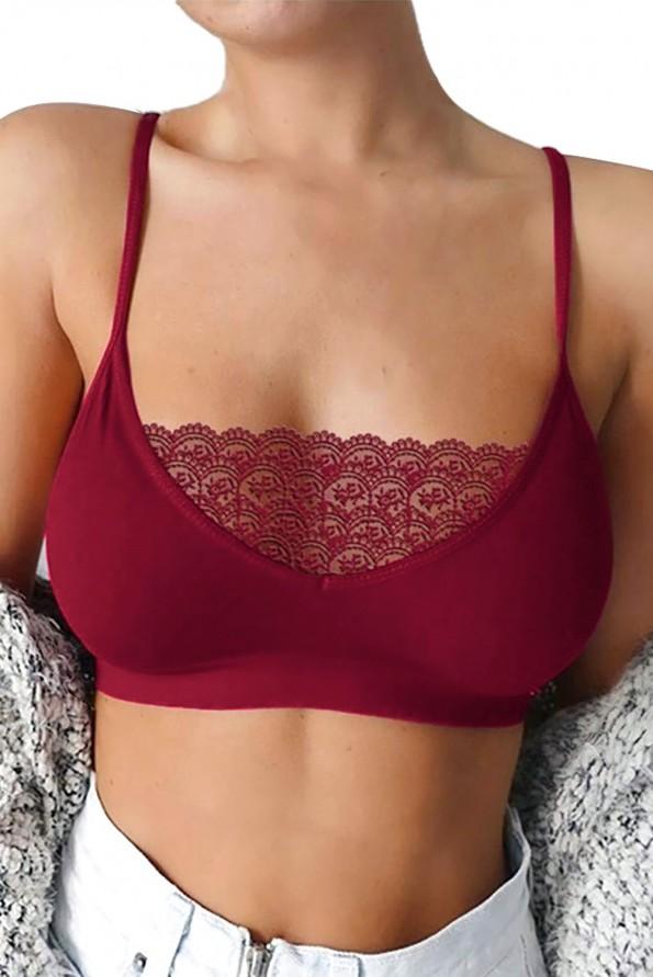Rdeč seksi push up modrček Molly