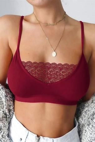 Rdeč seksi push up modrček Molly