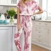 Rdeč tie dye kombinezon Bailee