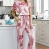 Rdeč tie dye kombinezon Bailee