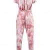 Rdeč tie dye kombinezon Bailee