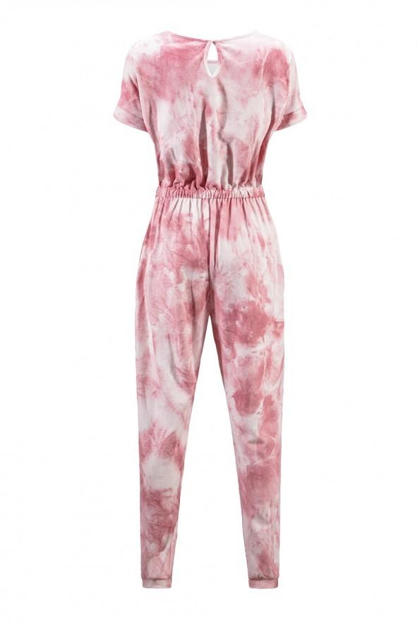 Rdeč tie dye kombinezon Bailee