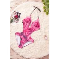Roza monokini Ayla s potiskom