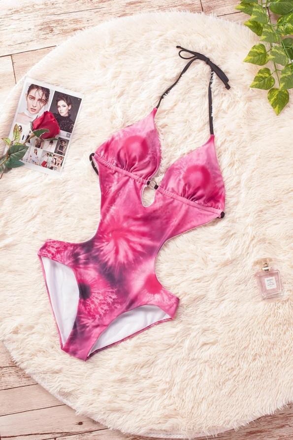 Roza monokini Ayla s potiskom