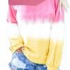 Roza ombre/tie dye pulover Kinsley