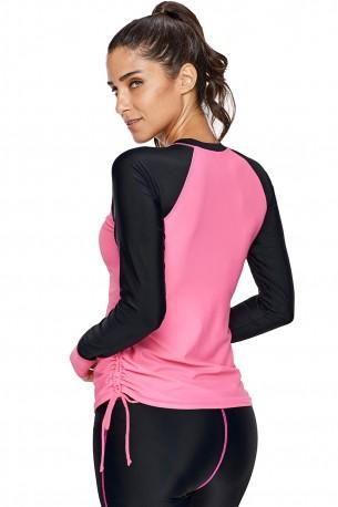 Roza rash guard Felicity z dolgimi rokavi