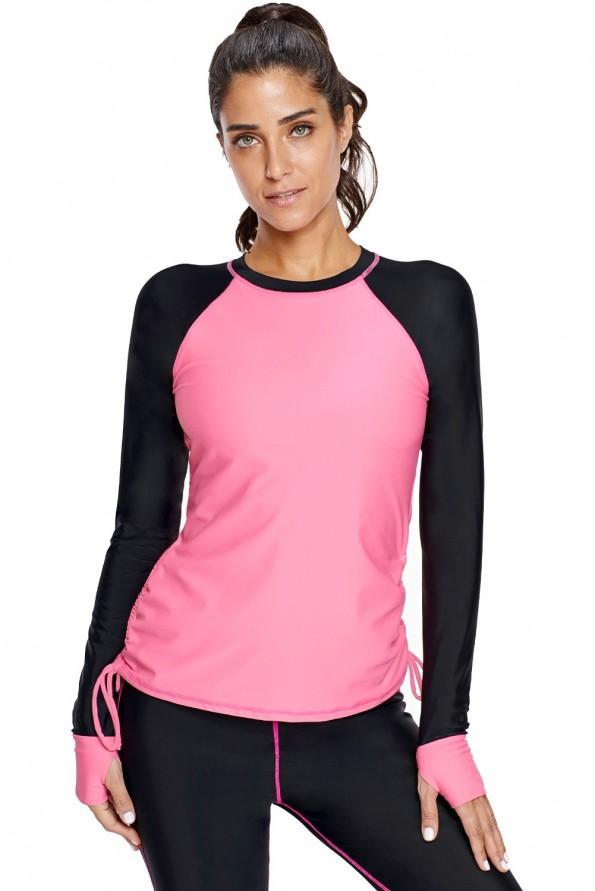 Roza rash guard Felicity z dolgimi rokavi