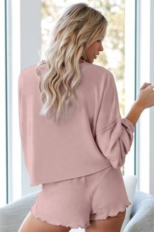 Roza Slouchy komplet Nana iz bombaža
