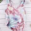 Roza tie dye majica brez rokavov Liana