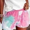 Roza tie dye terry kratke hlače Selena
