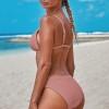 Roza trikoten bikini Elaina