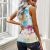 Rumena tie dye majica brez rokavov Avianna
