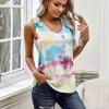 Rumena tie dye majica brez rokavov Avianna