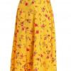 Rumeno cvetlično maksi krilo Frankie