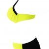 Seksi rumeni oblazinjeni bikini komplet Yeloya