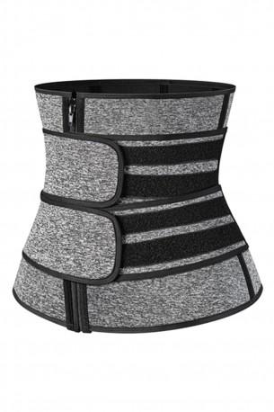 Siv neoprenski steznik Kailey za oblikovanje postave