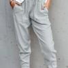 Sive ohlapne hlače Amaris