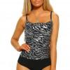 Srebrno bleščeč bodysuit Keira