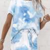 Svetlo moder tie dye komplet Sloane
