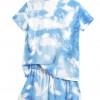 Svetlo moder tie dye komplet Sloane