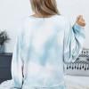 Svetlo moder tie dye pižama komplet