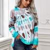 Svetlo moder tie dye pulover Gianna
