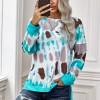 Svetlo moder tie dye pulover Gianna