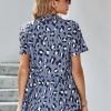 Svetlo modra dolga bluza Ruth