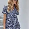 Svetlo modra dolga bluza Ruth