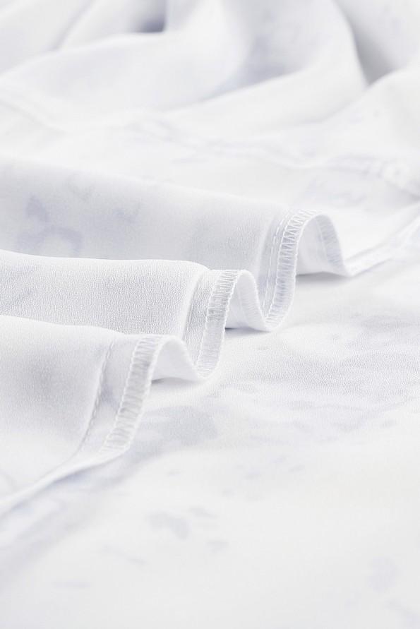 Svetlo modra tie dye kratka obleka Nancy z gumbi