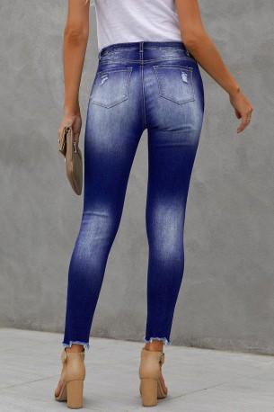 Svetlo modre raztrgane kavbojke Rose