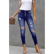 Svetlo modre raztrgane kavbojke Rose