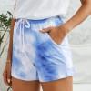 Svetlo modre tie dye navadne kratke hlače Adelyn