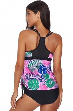 Tankini kopalke Heidi s tropskim motivom