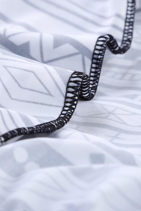 Tankini kopalke Zariah s črnim potiskom