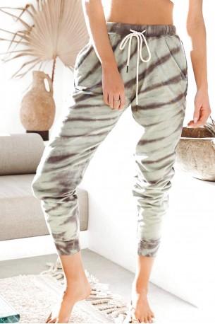 Tie dye jogging hlače Eleanor z žepi