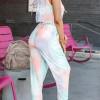 Tie dye kombinezon Jazmine z vrvico