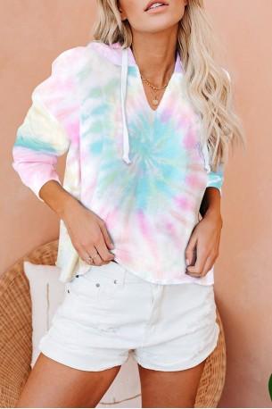Tie dye pulover s kapuco Emily
