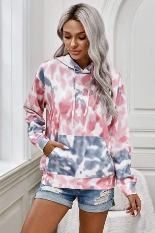 Tie dye pulover s kapuco Sophie